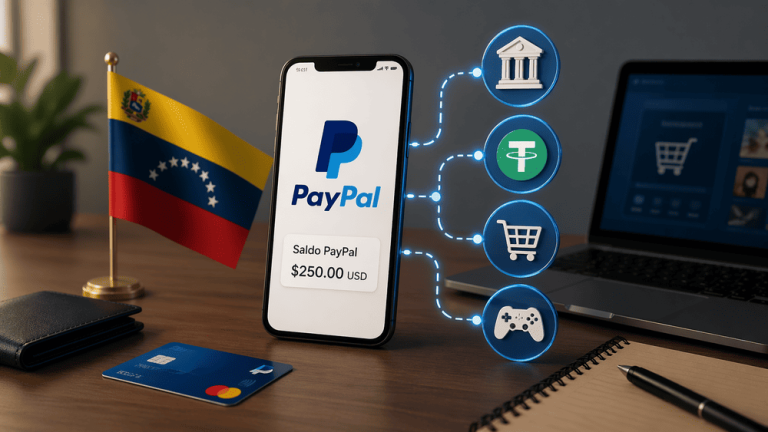 6 formas de cambiar saldo PayPal en Venezuela: comisiones y riesgos (2026)